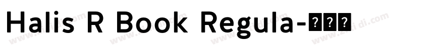 Halis R Book Regula字体转换